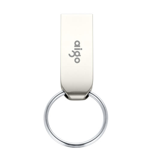 爱国者（aigo）8GB USB2.0 U盘 U268迷你款 银色 金属车载U盘 商品图4