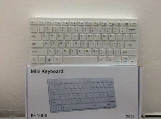 *【键盘】K1000超薄时尚巧克力小键盘笔记本键盘|迷你平面USB键盘 商品图0