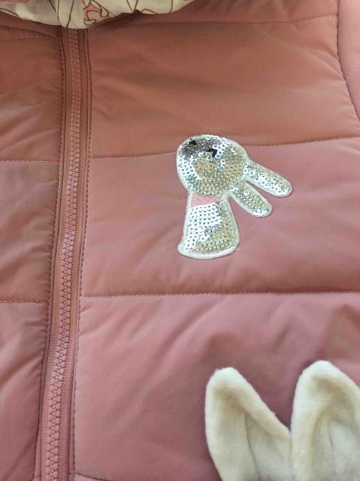 果果秋冬季女童连帽长袖棉外套M422101819743 商品图6