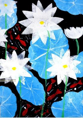 《鱼戏莲叶间》【自动发货：下单后，点击手机短信中收到的链接，即可获取文件下载的链接；如有任何问题，可添加客服微信hm33268获得帮助】