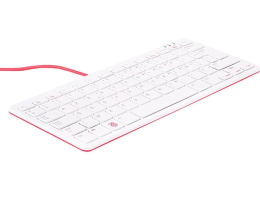 *【键盘】 官方Raspberry Pi键盘, 红/白, 美式布局, 有线 商品图0