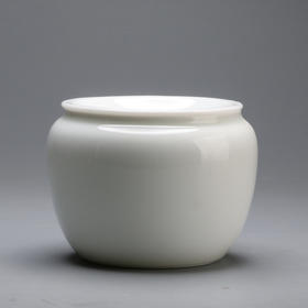 白瓷茶洗大水盂（瓷盖）