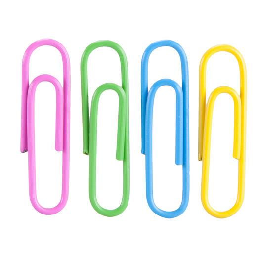 齐心(Comix) 29mm彩色回形针 3#彩色金属曲别针 160枚  1筒装 EB305 商品图4