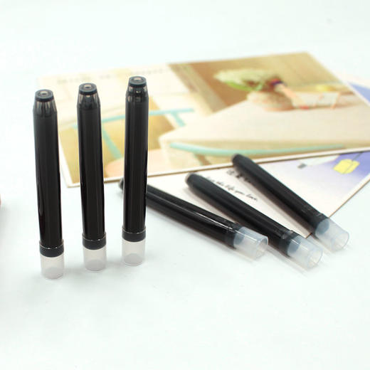 日本百乐（PILOT）6支装 黑色 IC-50 钢笔墨囊 一次性墨胆原装进口 商品图1