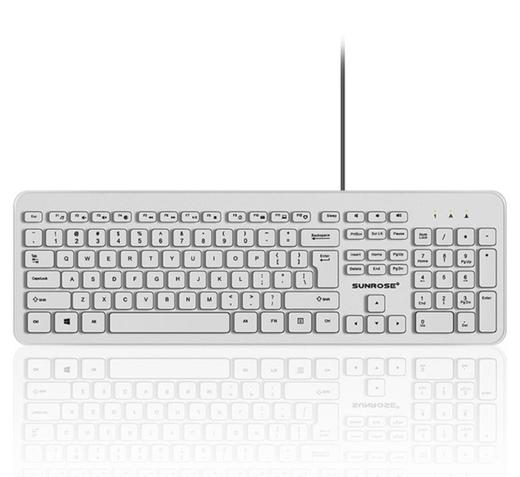 *【键盘】小太阳台式 笔记本电脑 通用USB接口有线防水巧克力键盘 商品图2
