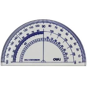 得力（deli）9597 学生文具 绘图尺子四件套尺（直尺+三角尺*2+量角器）
