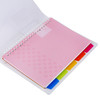 日本国誉(KOKUYO)淡彩曲奇26孔活页本子Campus活页纸替换芯精美5色索引分隔页 B5/40页透明 WSG-RUCP11T 商品缩略图0