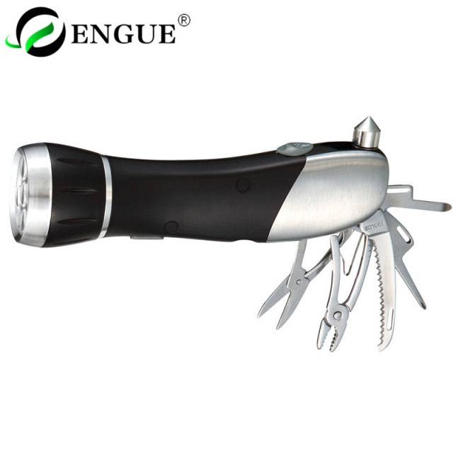 【授权商品】恩谷ENGUE 汽车工具 手电筒 安全锤 多功能工具组合EG-4010JPY带授权招加盟代理