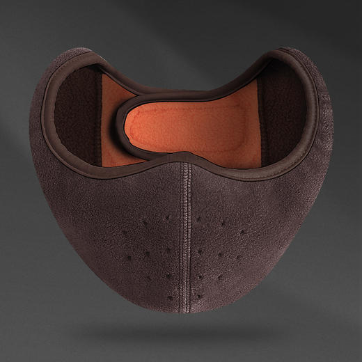 秋冬季男女通用骑行防尘防雾霾保暖防寒耳罩护脸护耳套口罩二合一 商品图7