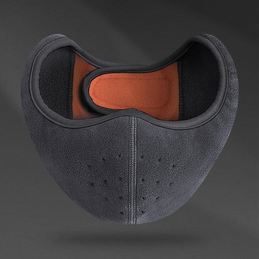 秋冬季男女通用骑行防尘防雾霾保暖防寒耳罩护脸护耳套口罩二合一 商品图5