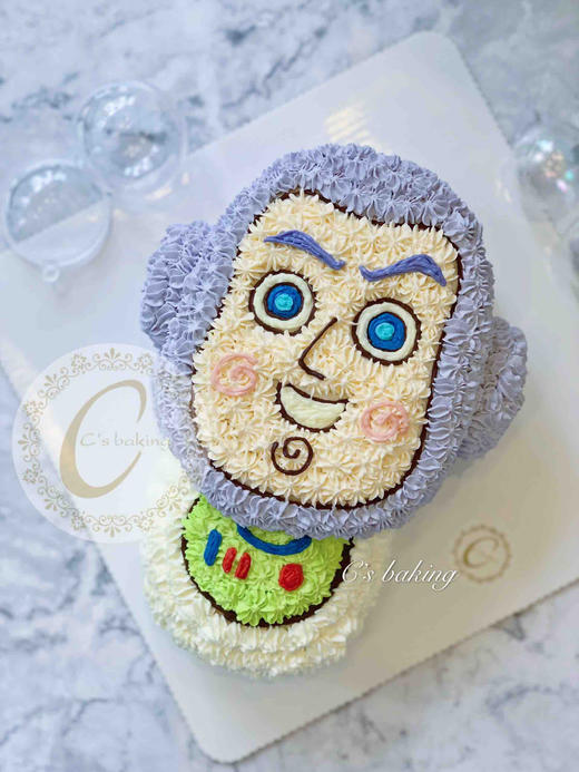 玩具总动员立体巴斯光年 忌廉蛋糕（默认自提，收费配送请联系客服） 商品图0