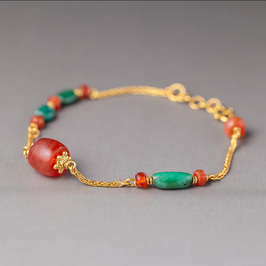 西周玛瑙极品单珠手链 - 洪艺宁古代珠宝工作室