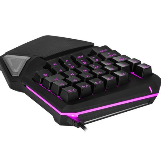 【机械键盘】DeLUX/多彩 T9Pro单手机械手感游戏键盘 发光电脑键盘USB手机键盘 商品图2
