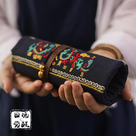 【放羊班新品】五星出东方材料包 刺绣文具古风diy刺绣 商品图0