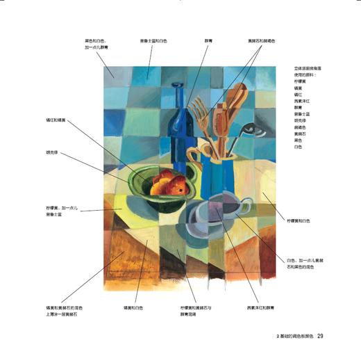 水彩颜料调色方法600例+简单、易学、实用，丙烯颜料调色入门宝典 商品图9