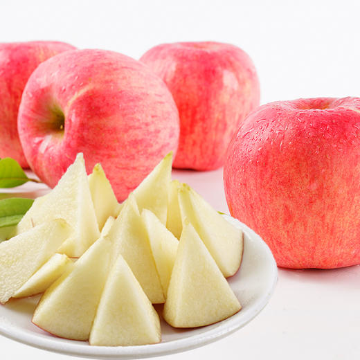 【顶端果业20枚80】陕西洛川红富士苹果水果20枚80mm中果 商品图2