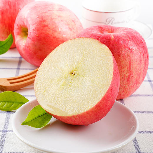 【顶端果业20枚80】陕西洛川红富士苹果水果20枚80mm中果 商品图5