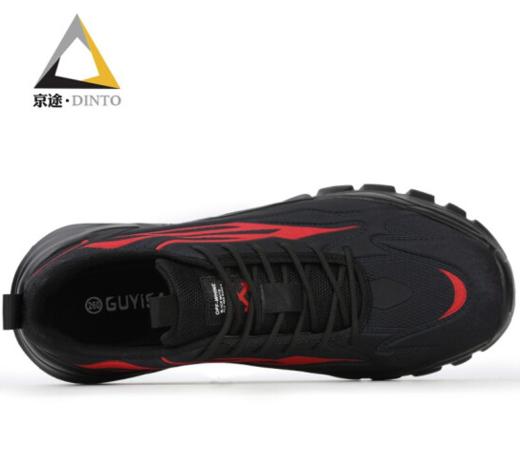 劳保鞋男安全工作鞋钢包头防砸防刺穿防水舒适耐磨时尚防护鞋 【超轻底】耐磨百搭款 商品图5