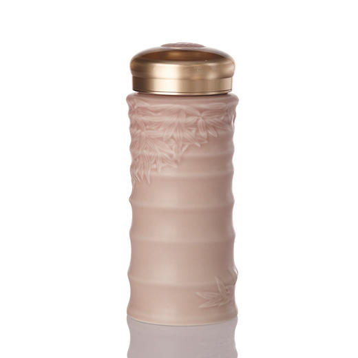 【超值体验】竹节随身杯（大）双层330ml  杯盖可刻字 商品图2