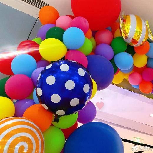2条气球链装饰高端定制新店开张开业乔迁气球上门布置