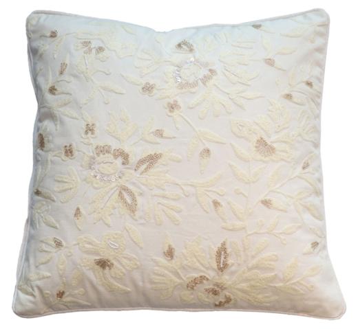 NS家居 ns furniture 进口软包布艺手工刺绣抱枕NSPL-NSM6991A-45*45 商品图1