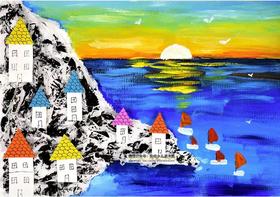 《海边小镇》【自动发货：下单后，点击手机短信中收到的链接，即可获取文件下载的链接；如有任何问题，可添加客服微信hm33268获得帮助】