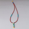 琉璃棒+五彩琉璃珠锁骨链 商品缩略图0