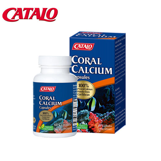 Catalo 家得路 加勒比天然珊瑚钙精华 60粒 【有效期：2026年6月】 商品图0