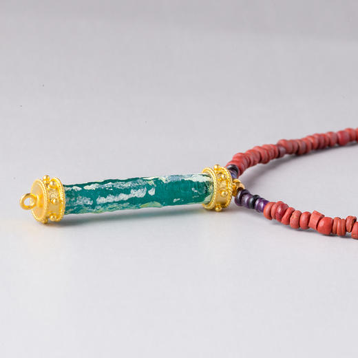 琉璃棒+五彩琉璃珠锁骨链 商品图2