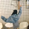 牛仔外套女春装新款复古牛仔衣女学生短款宽松夹克上衣潮 商品缩略图3