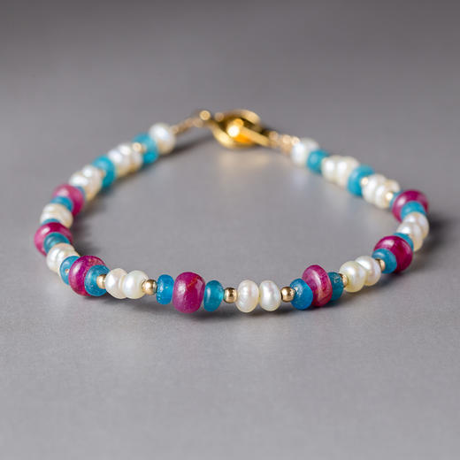 印度莫卧儿帝国“明眸粉黛”手串 商品图1