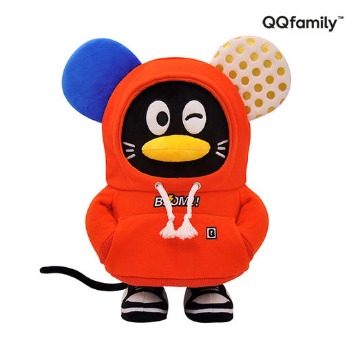 QQfamily系列之QQ金鼠公仔铂金鼠公仔毛绒玩具 商品图1
