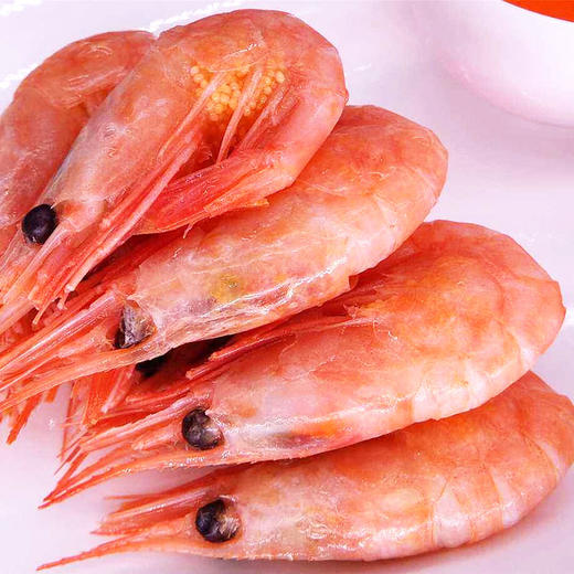 加拿大进口熟冻北极虾2斤