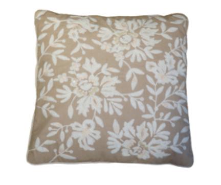 NS家居 ns furniture 进口软包布艺手工刺绣抱枕NSPL-NSM6991A-45*45 商品图2