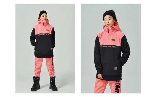 ROMP 成人女款韩国潮牌滑雪帽衫  防风防水 商品图0
