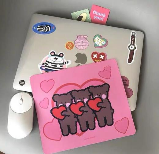 。【鼠标垫】可爱卡通小熊鼠标垫少女心饼干熊鼠标垫 商品图2