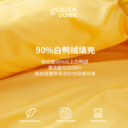 咕噜日记儿童经典款轻薄羽绒服YM001（实际出货口袋是隐形版哦） 商品图4