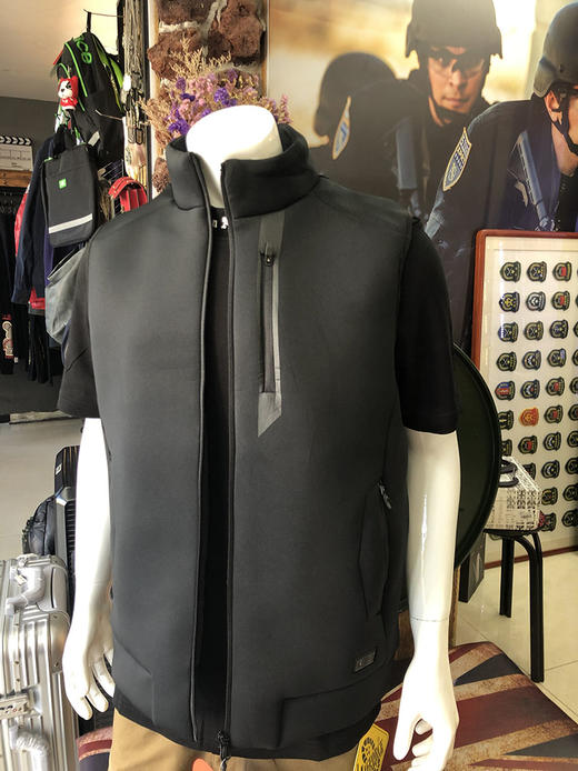 发热马甲160码（100斤左右）丢掉厚重外套！雪狼空焰冬季USB充电加热智能发热背心 全身保暖马甲 商品图5