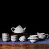 汝窑功夫茶具套装.石斛茶壶10头套装（天青） 商品缩略图0