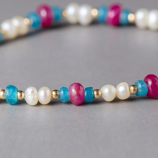 印度莫卧儿帝国“明眸粉黛”手串 商品图2