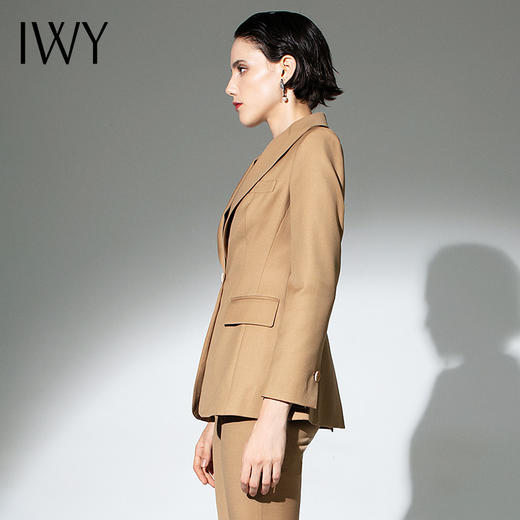 IWY/职业套装焦糖色气质时尚西装193028C1+P3 商品图6