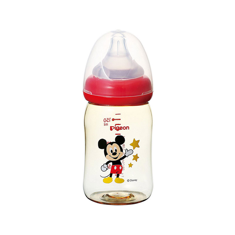 日本贝亲Pigeon母乳实感PPSU奶瓶 160ml（图案米奇）JPY带授权招加盟代理