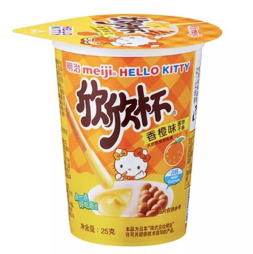 明治meiji欣欣杯香橙味酱饼干条25g