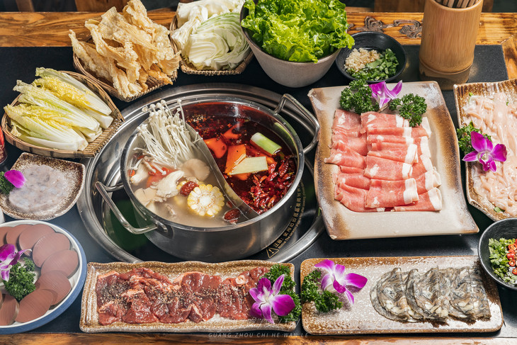 【越秀区】袍哥码头丨128元抢购3-4人豪华火锅套餐,肥牛 虾滑 火锅