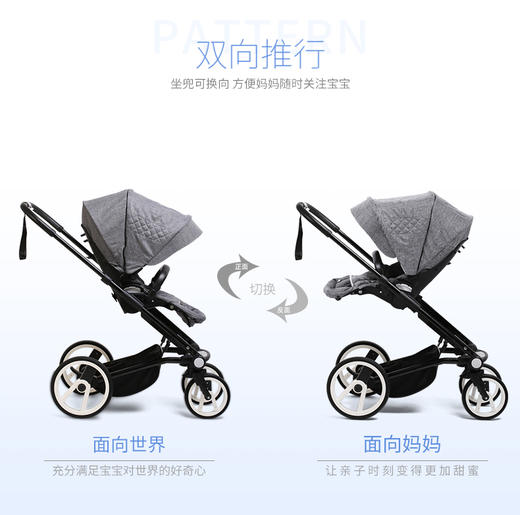 i-baby My Vip高景观婴儿推车，双向可折叠 商品图2