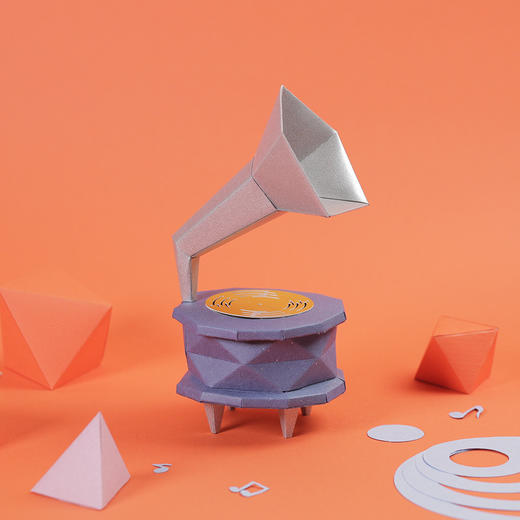 【为思礼】HYM LAB原创趣味折纸手工蓝牙音箱 自己动手亲身参与 打造更具个性的音乐体验 创意个性DIY动物喇叭 商品图2