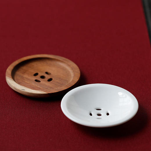 白瓷茶洗大水盂（瓷盖） 商品图3