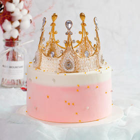 粉红公主-每个女生都有一个公主梦-多规格【生日蛋糕】