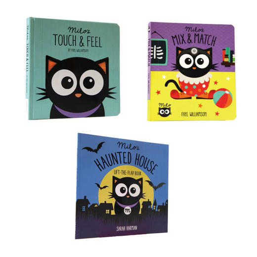Milo 小猫系列 原版低幼翻翻书 全7册 英文启蒙必备 商品图0