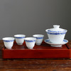 盖碗套装.手绘青花缠枝功夫茶具 商品缩略图4